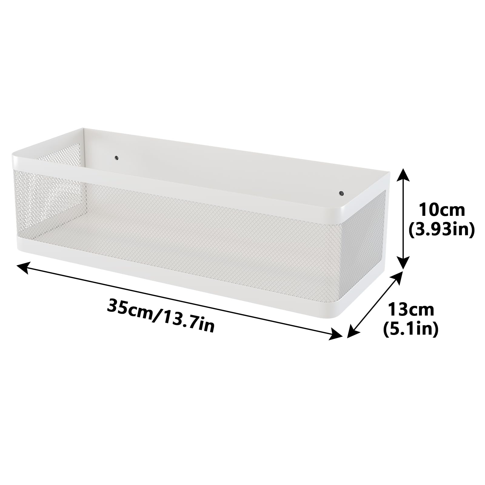 WOCHUANGSI magnetic shelf mounted on fridge side keeps spices within easy reach