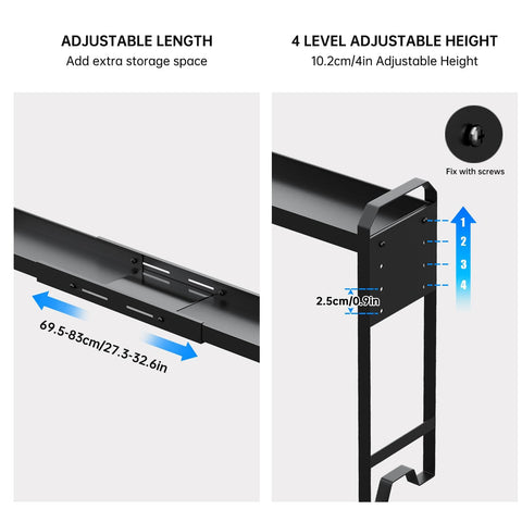 Movable rubber pad balances bottles on the shelf