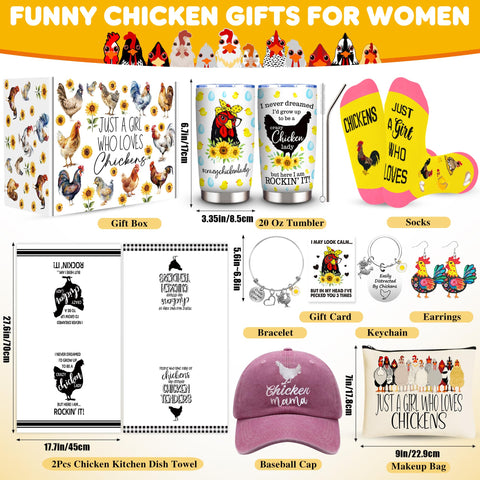 WOFIROY chicken-mama cap; lightweight shade for outdoor chores.