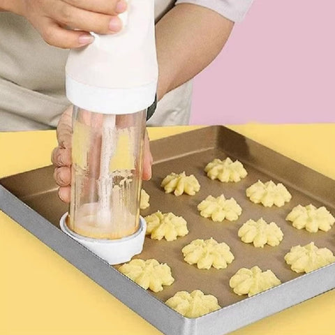 WOHPNLE battery-powered press frees you from cords during decorating sessions.