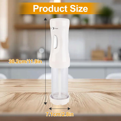 WOHPNLE cookie press gun with ergonomic handle enables comfortable, steady piping.