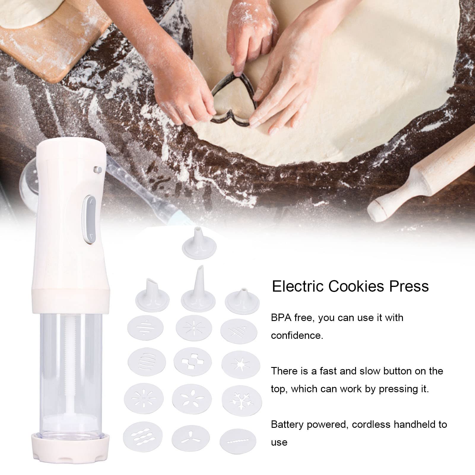 WOHPNLE versatile kit for cookies, puffs, and cake decorations.