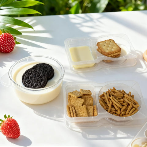 WOIRHWEH user packing lunch at school or office with snack containers.