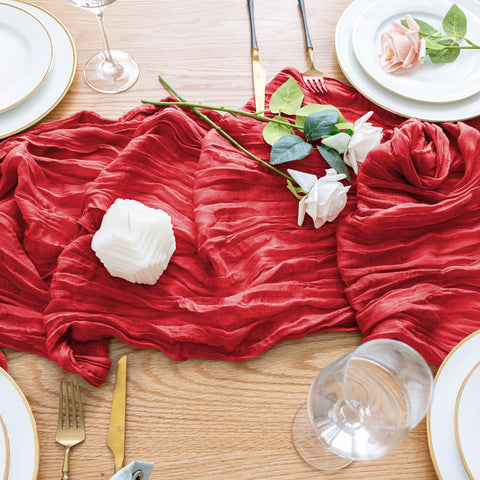 Wokceer baby shower bridal runner for soft, graceful decor.