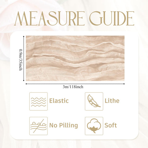Close-up of the soft gauze texture of the Wokceer runner.