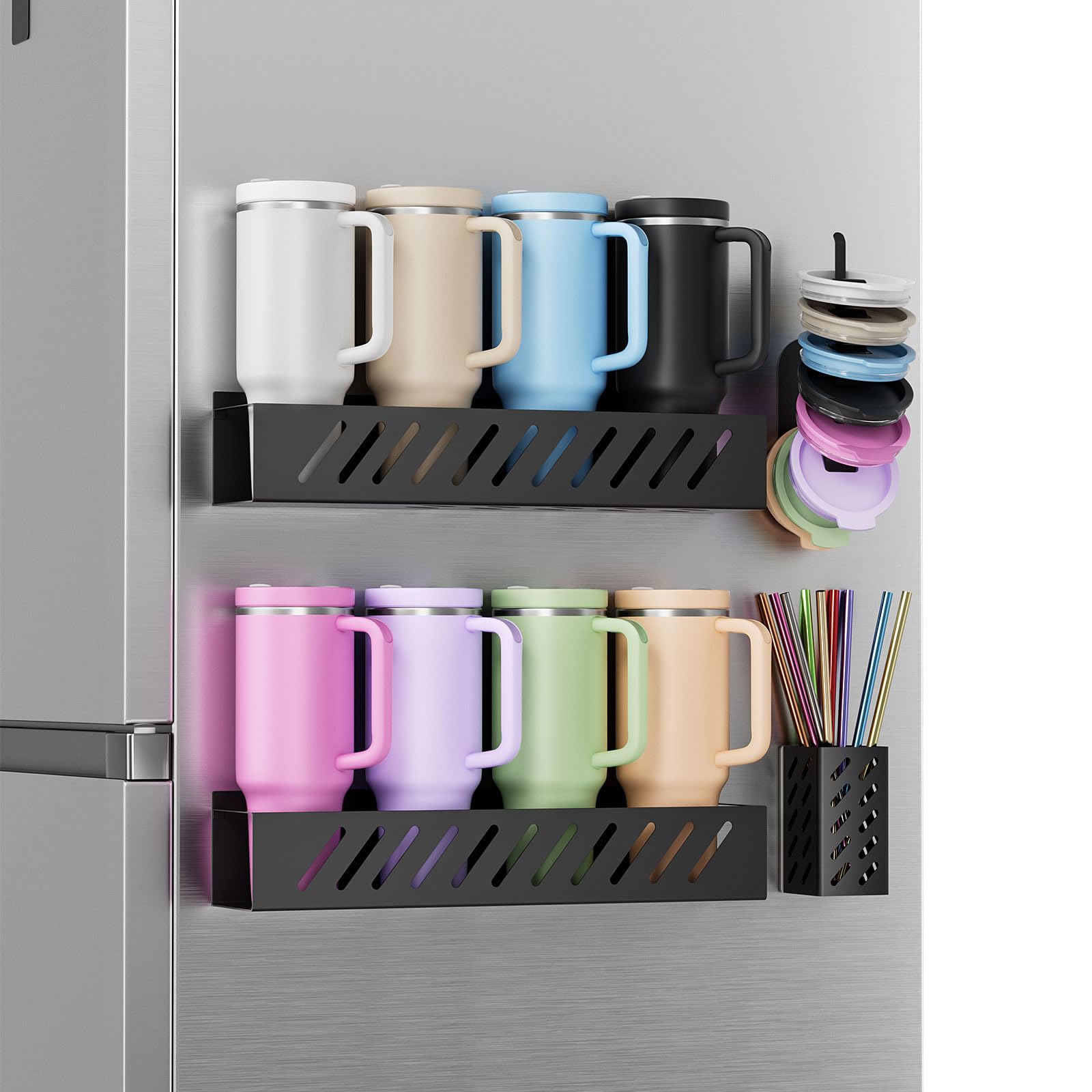 Wolera removable design allows quick repositioning on fridges or iron surfaces.