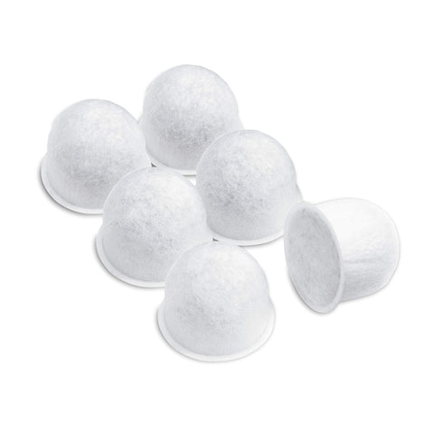 Wolf Gourmet water filter 6-pack front view enhances coffee flavor with cleaner water.