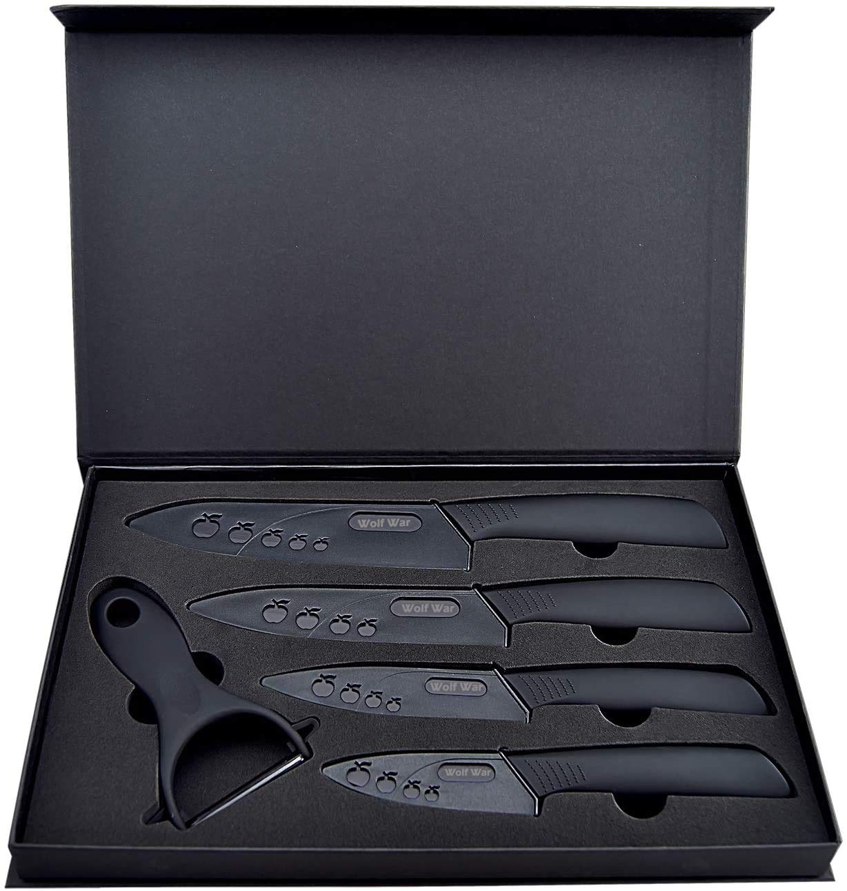 Wolf War 4-inch fruit knife blade for clean, accurate cuts.