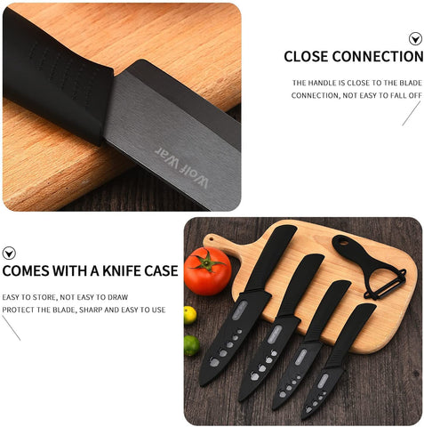 Wolf War 5-inch utility knife blade for versatile kitchen prep.