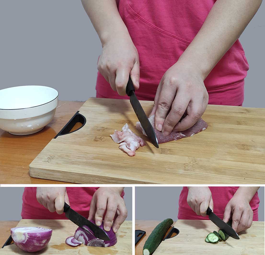 Wolf War ceramic knife peeler ready for quick prep tasks.