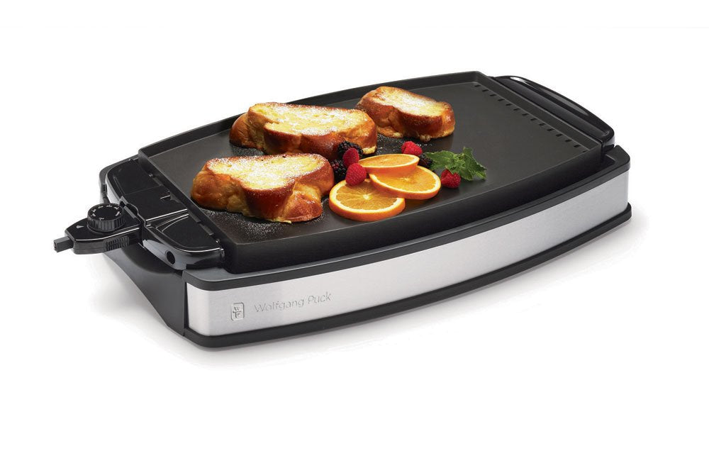 Wolfgang Puck XL temperature control dial for precise searing up to 400F