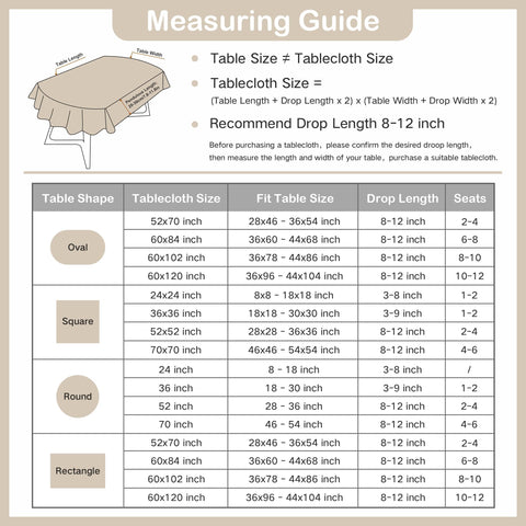 Wolkemer tablecloth is machine washable for easy care