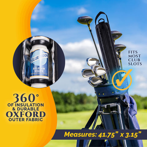 WOLVIO leak-proof zipper keeps contents dry and mess-free on the course