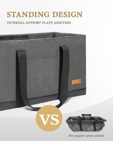 WONDAY tote bag grocery usage image; spacious 50L capacity for groceries and more.