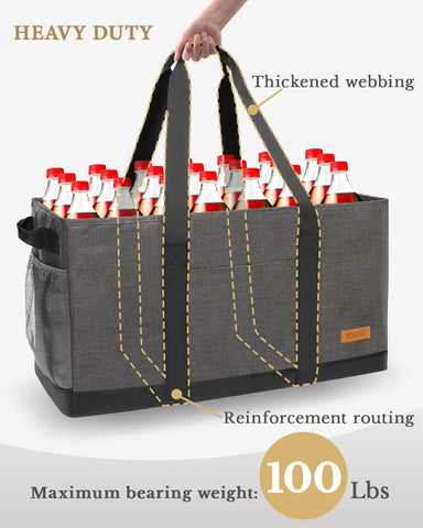 WONDAY tote bag interior pocket; secure storage for phone and cards.