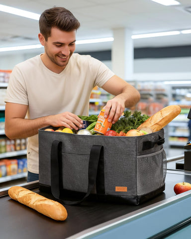 WONDAY tote bag spacious opening; quick, zipper-free access to items.
