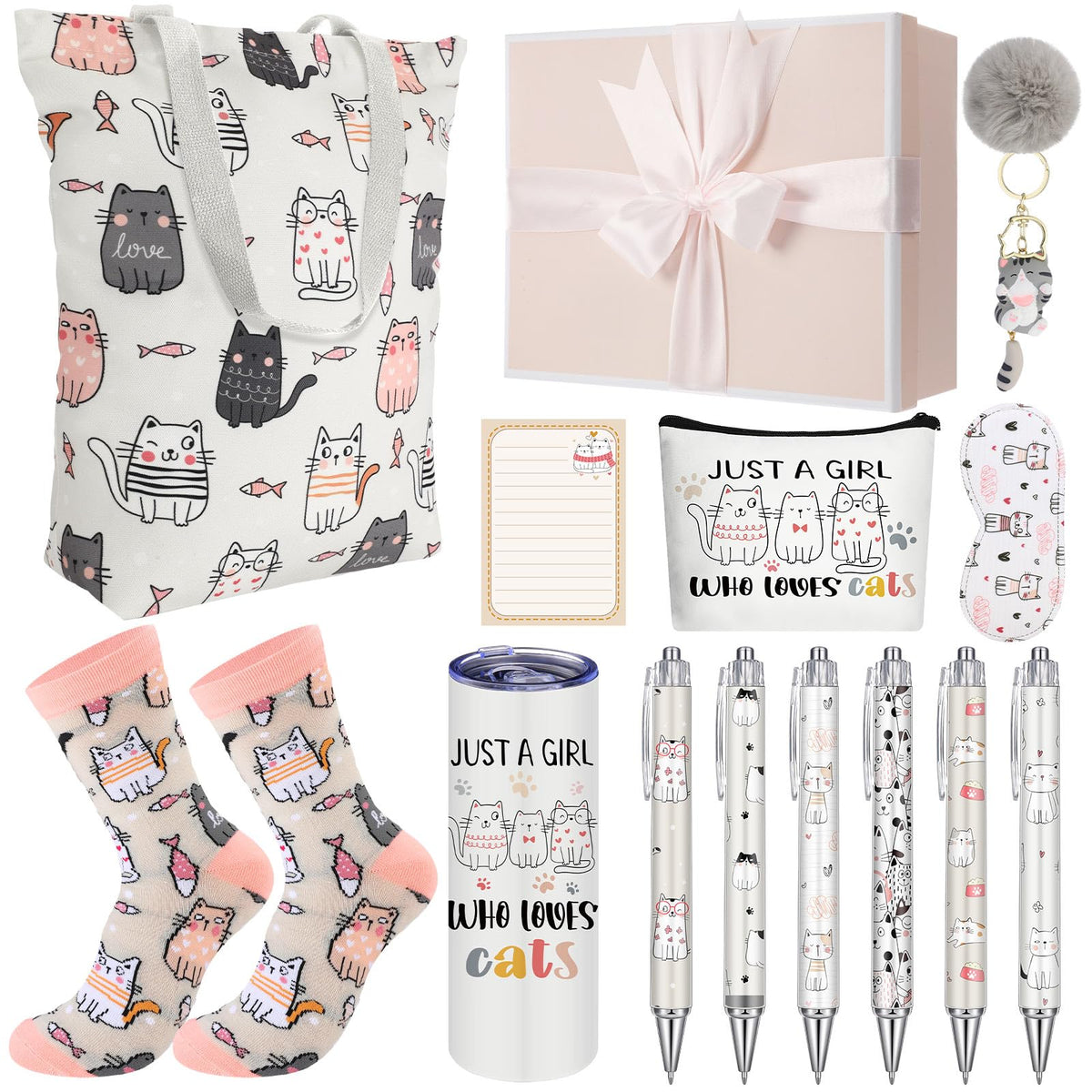 Wonderjune cat handbag canvas tote for everyday use with charming patterns.
