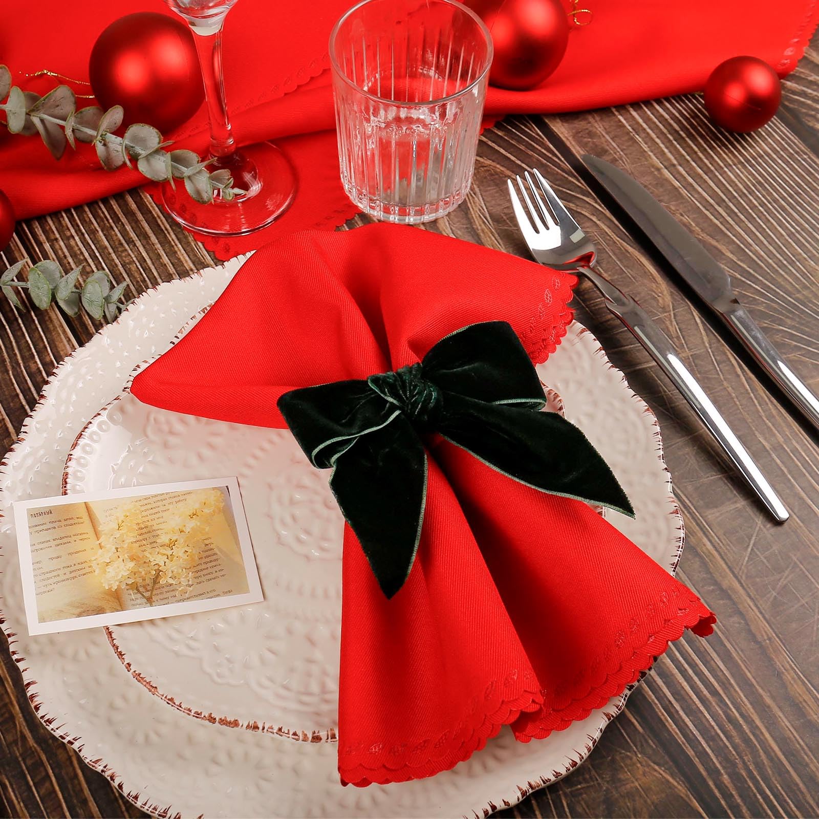 Wonlex napkin rings suit weddings and banquets with refined style.