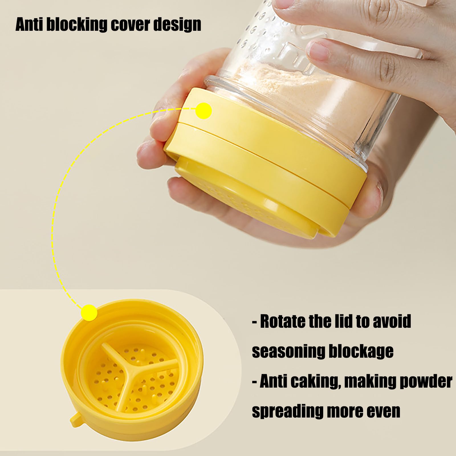 WonLiq 12-ounce glass jar offers generous capacity for toppings