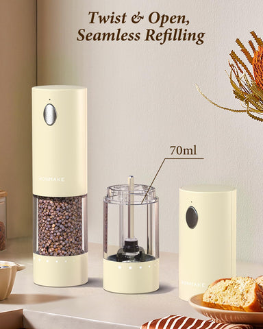 WONMAKE beige finish design complements modern kitchen décor