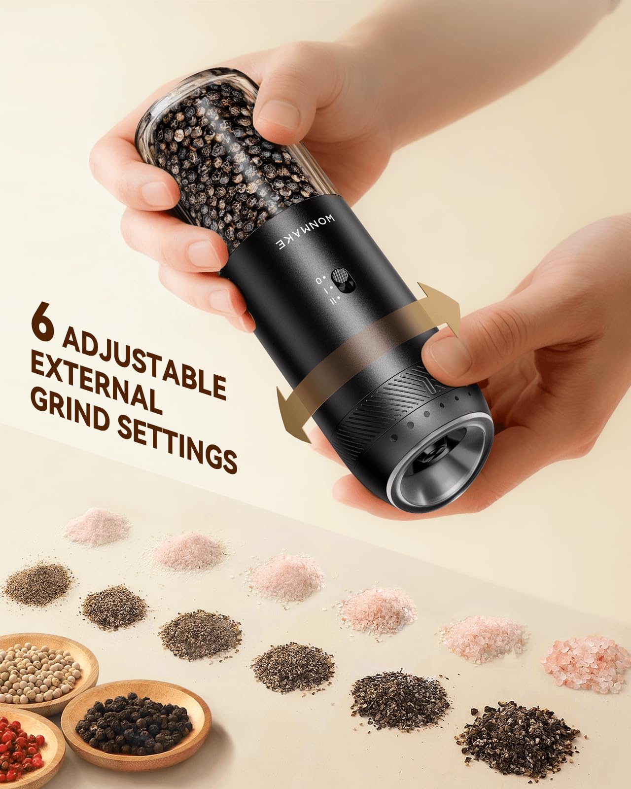 Wonmake ergonomic external knob for smooth one handed operation