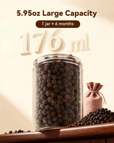 Wonmake large capacity container visible through the transparent body