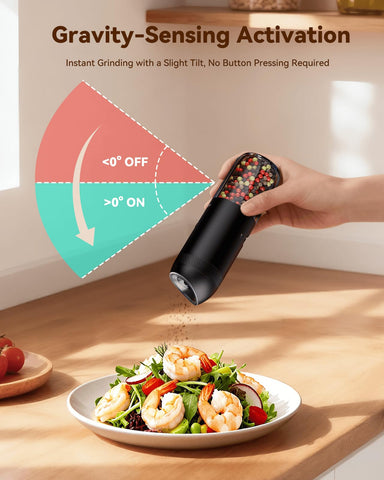 Wonmake six level grind settings knob for customizable seasoning