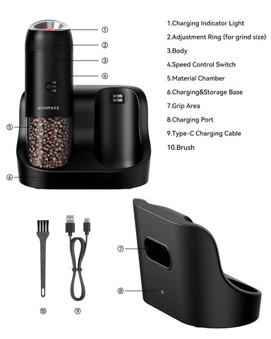 Wonmake transparent spice levels aid quick refills during cooking