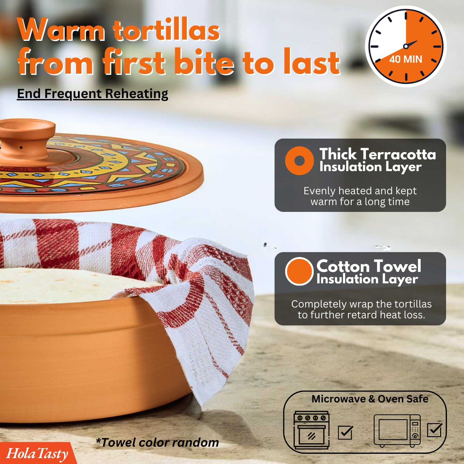8-inch inner diameter on Woobud warmer fits 6–8 inch tortillas neatly.