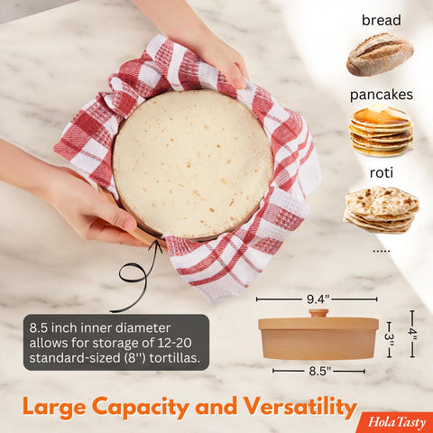 Woobud tortilla warmer at holiday table ready for tacos and fall recipes.