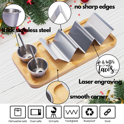 Woobud sauce cups with spoons help keep dips neatly contained for dipping.