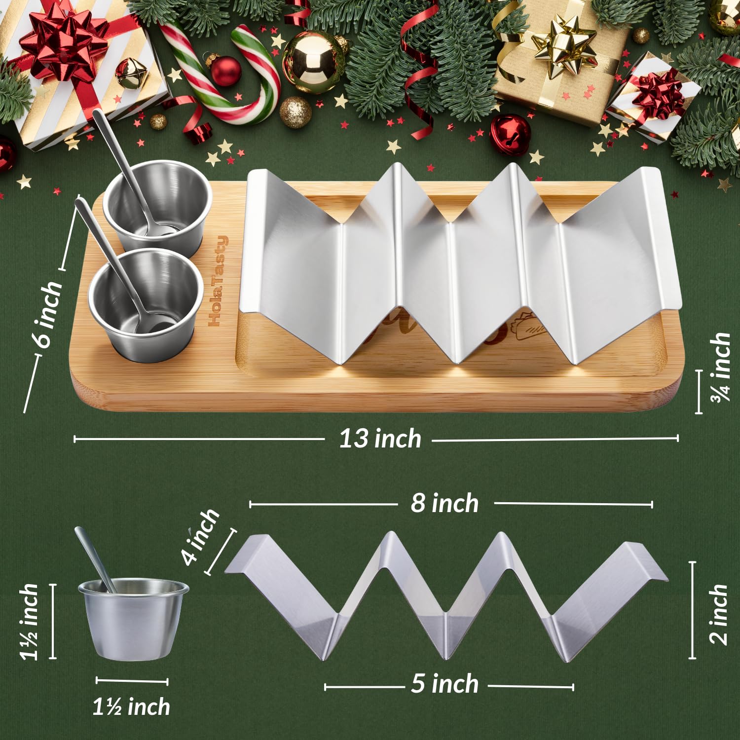 Woobud taco bar presentation setup ideal for parties and social sharing.