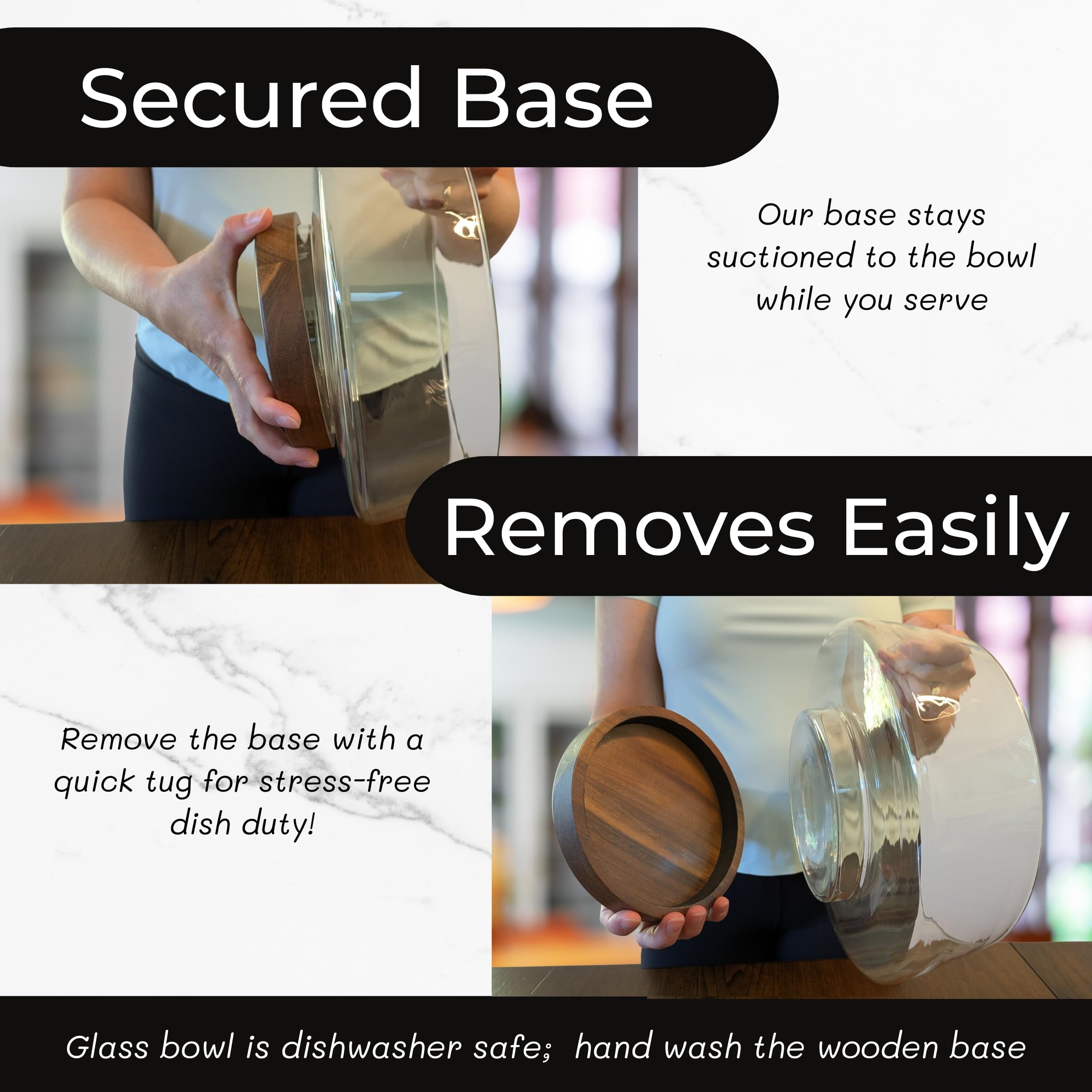 Wood & Whisk gift ready entertaining set with bowl and servers