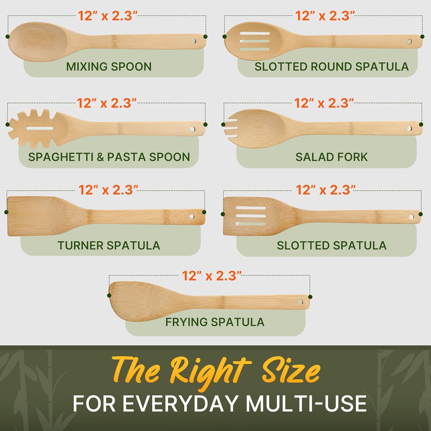 Woodenhouse slotted wooden spatula protects non-stick cookware while turning