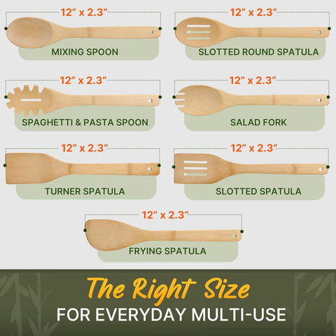 Woodenhouse slotted wooden spatula protects non-stick cookware while turning