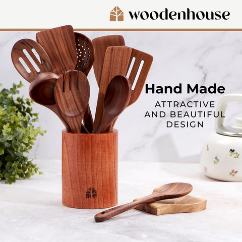 Woodenhouse durable teak wood enhances longevity and kitchen elegance.