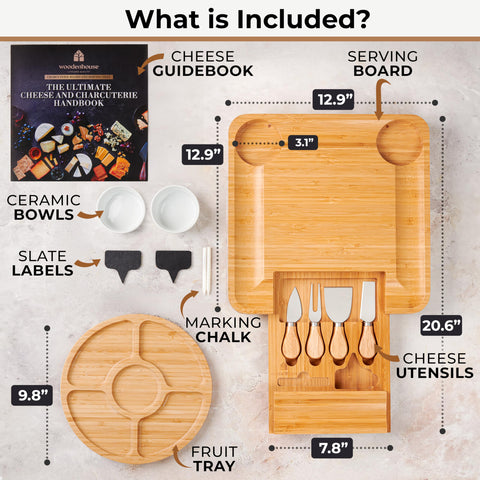 Woodenhouse fruit tray to display fresh bites and colorful arrangement