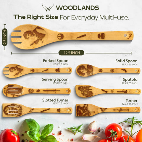 Heat-resistant spatula from Woodlands USA for safe cooking