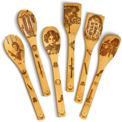 Woodlands USA Star Warz spoons and spatulas set for precise cooking tasks