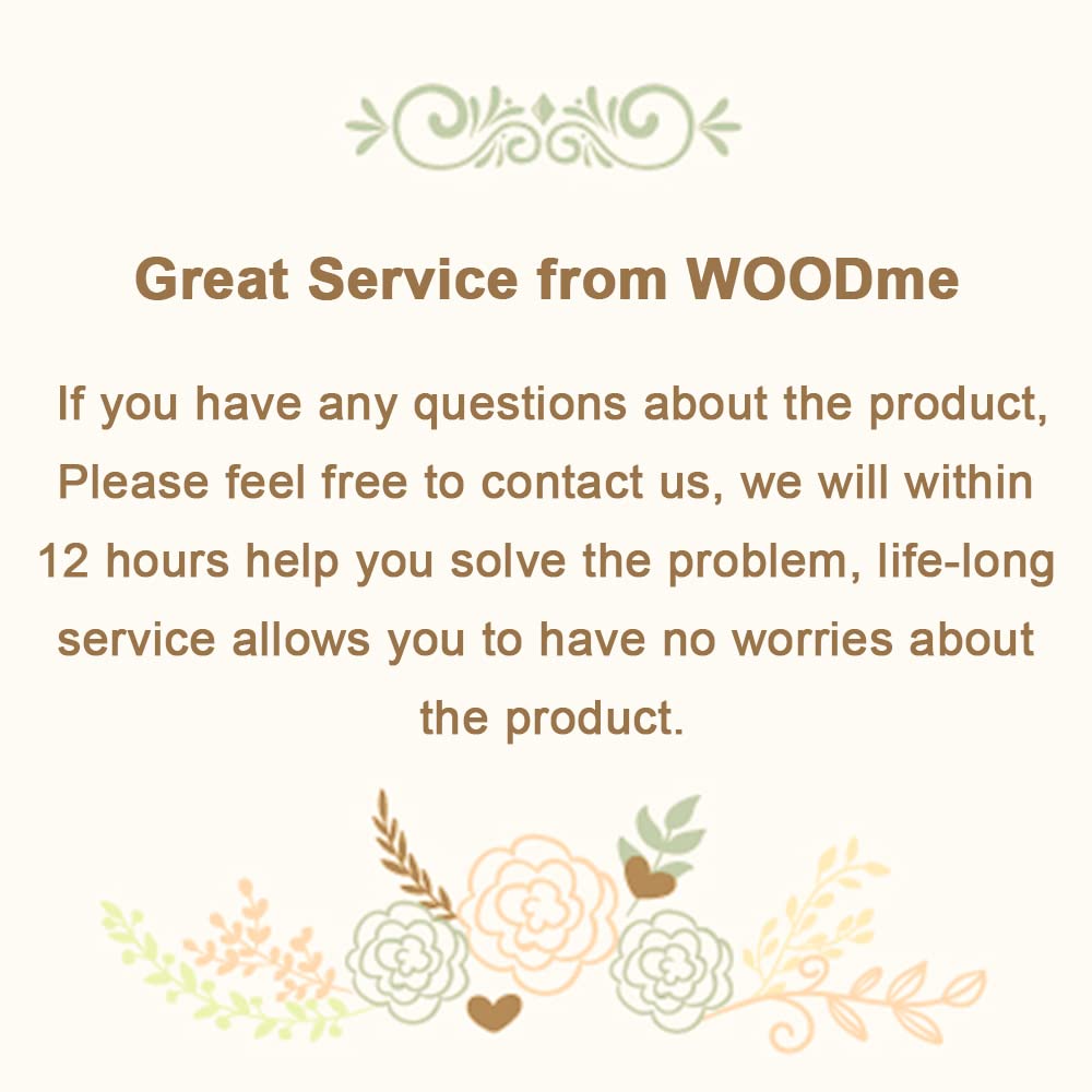 WOODme teak care guide showing hand wash and air dry steps