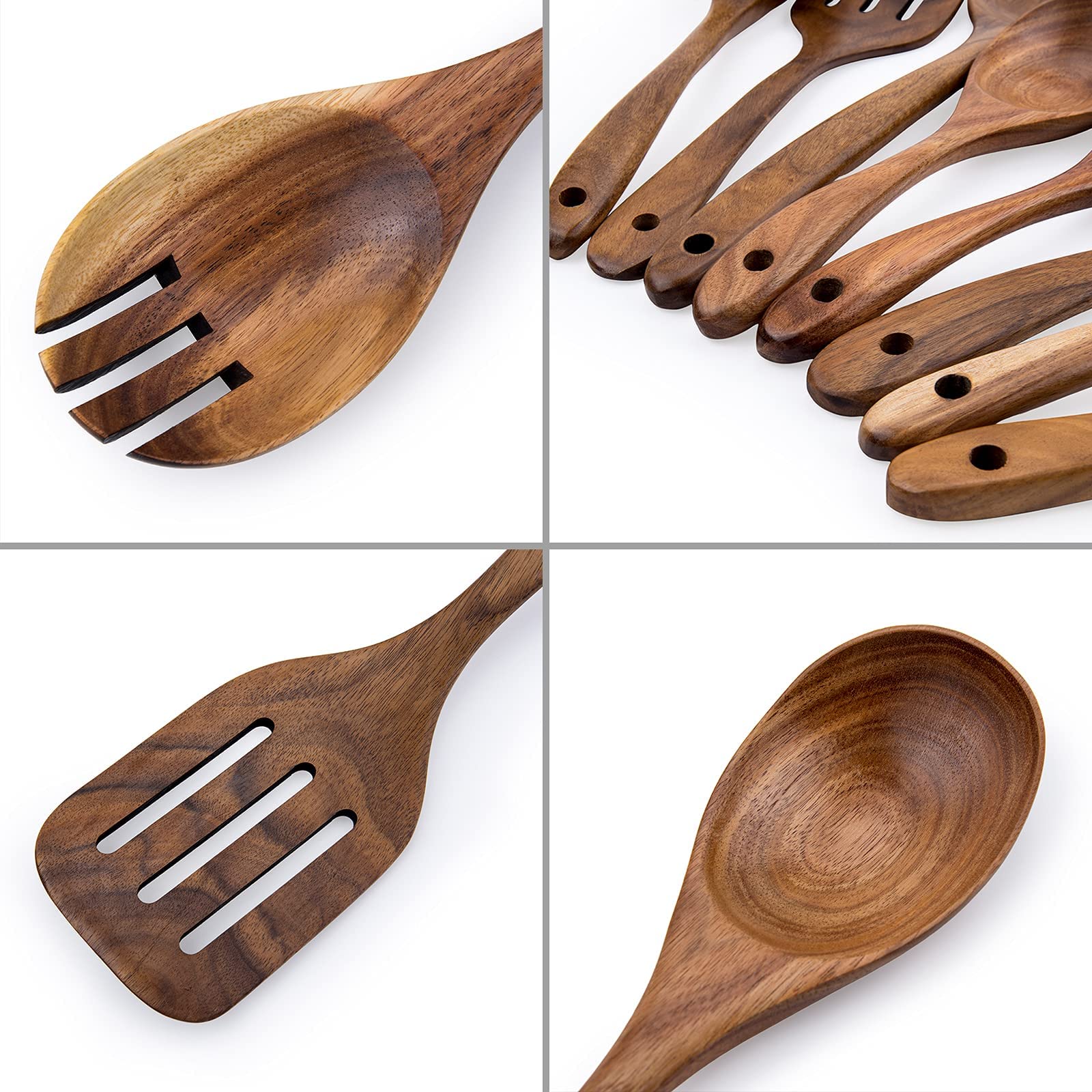 WOODme teak wooden handles offering smooth grip and warmth