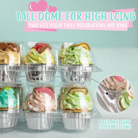 WookGreat carrier with tall frosting fits lavish decorations during transport