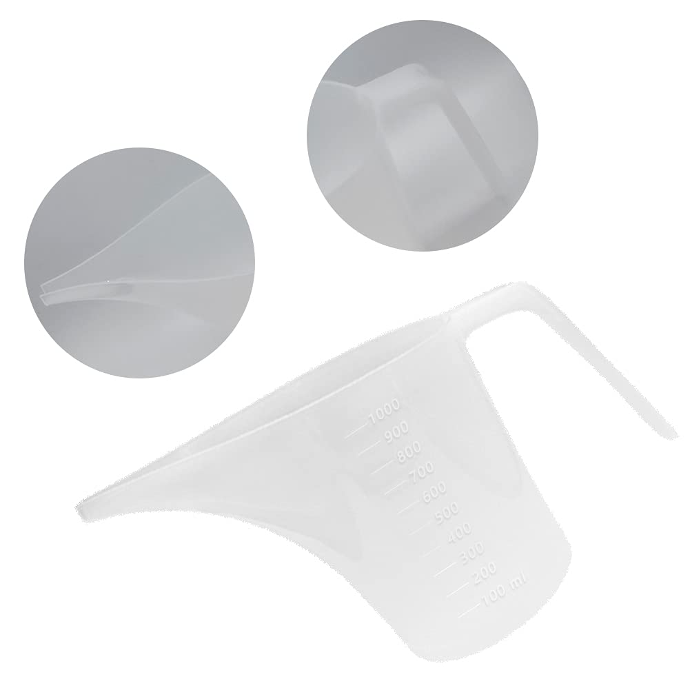 Woozettn large-capacity 1000 ml cup for batch measurements in recipes.