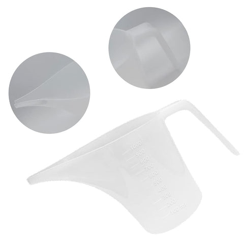 Woozettn large-capacity 1000 ml cup for batch measurements in recipes.