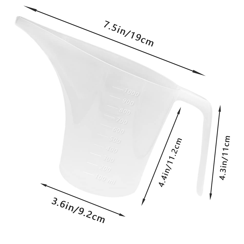 Woozettn long-spout measuring cup for precise pouring of liquids.