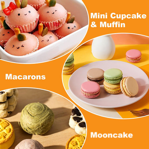 WOPPLXY 2-inch diameter dessert box fits small cakes and pastries