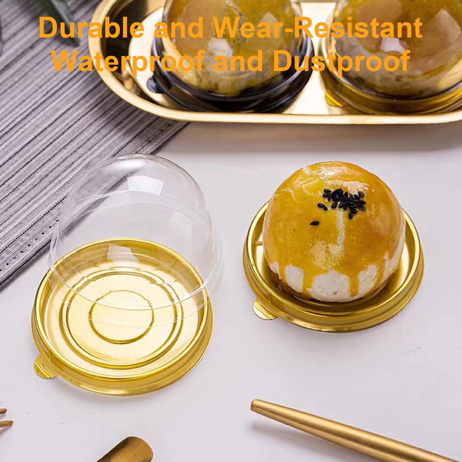 WOPPLXY transparent dessert container highlights pastries and macarons