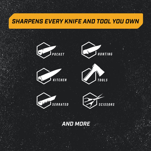 Work Sharp Ken Onion Elite Mk2 edge profile control for custom grinds.