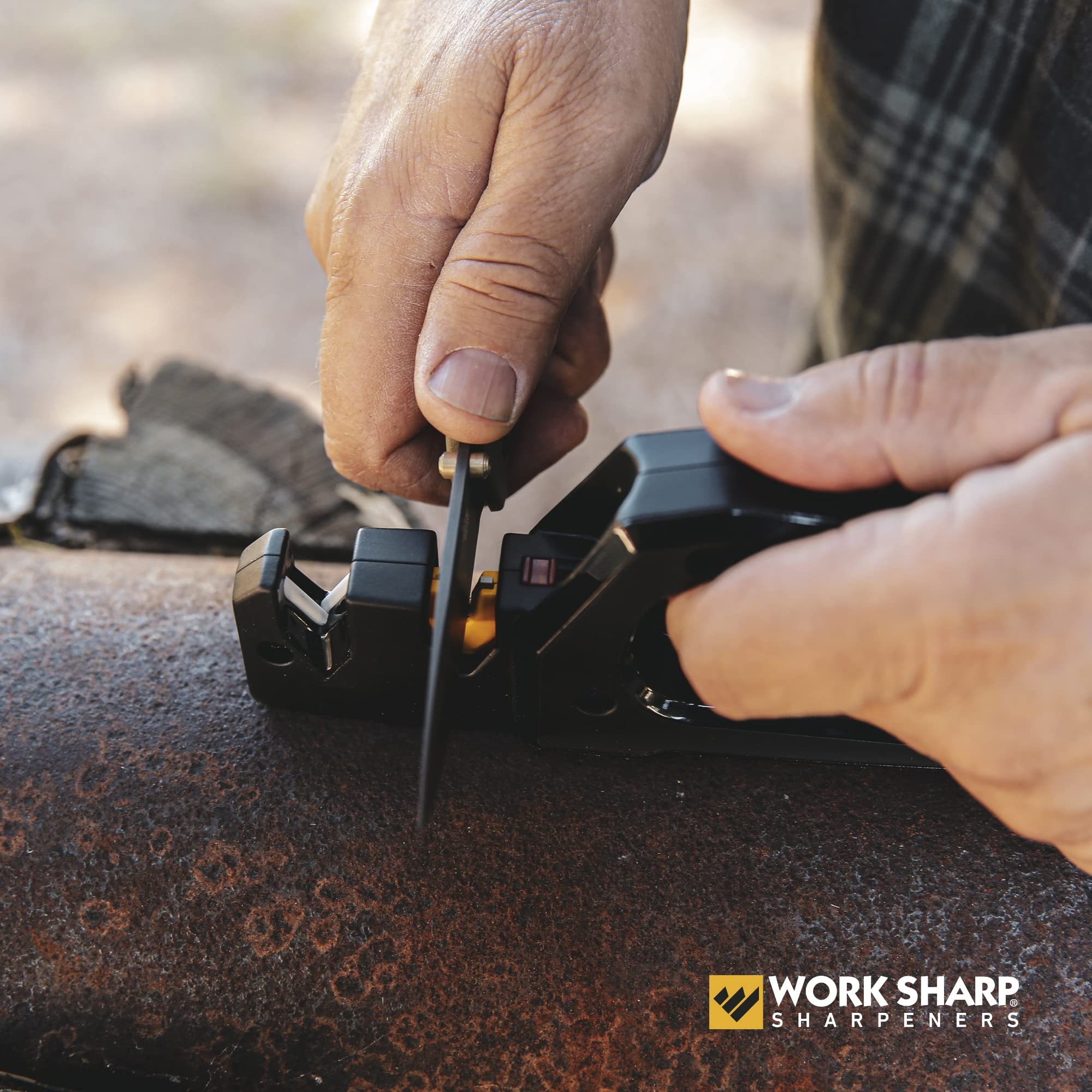Work Sharp Pivot Pro removable scissor sharpener for quick blade refresh.