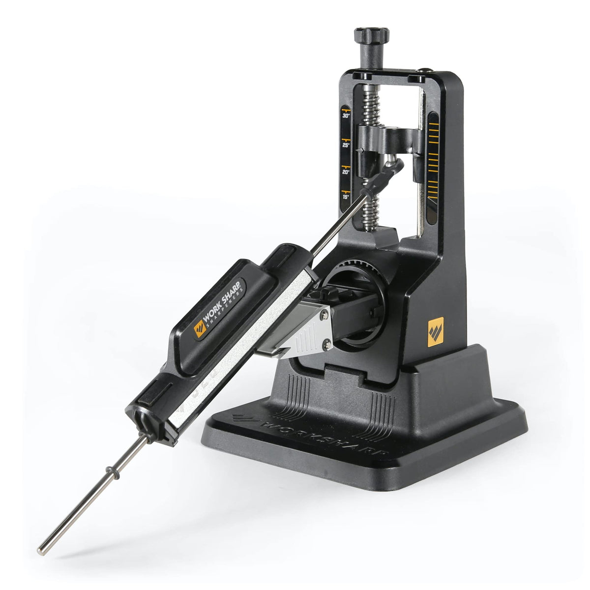 Work Sharp Precision Adjust knife sharpener with angle-guided jig for precise edges